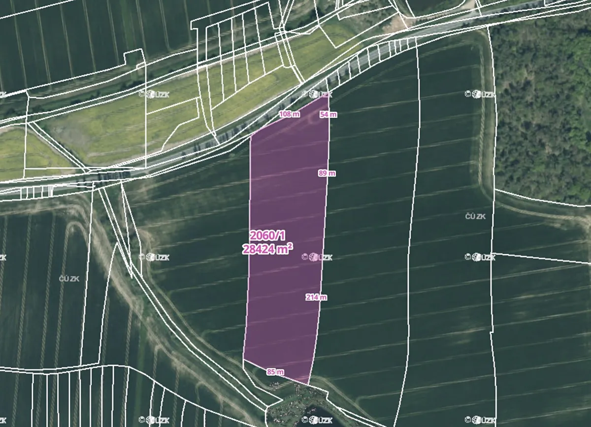Prodej pole 28424 m²